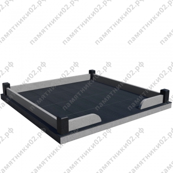 Цоколь гранитный на могилу № 5