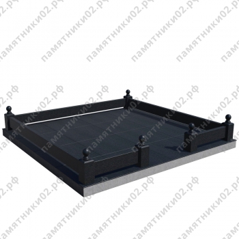 Цоколь гранитный на могилу № 2