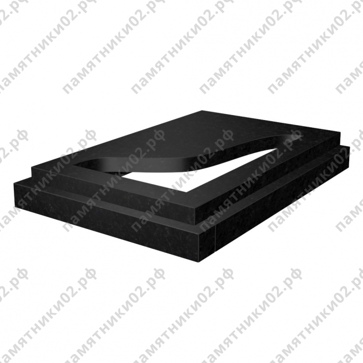 Полуцветник на могилу № 19