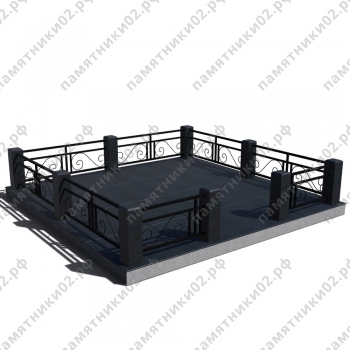 Цоколь гранитный на могилу № 23