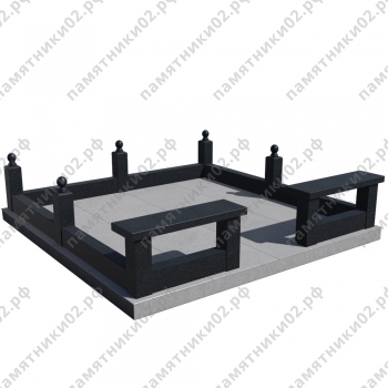 Цоколь гранитный на могилу № 20