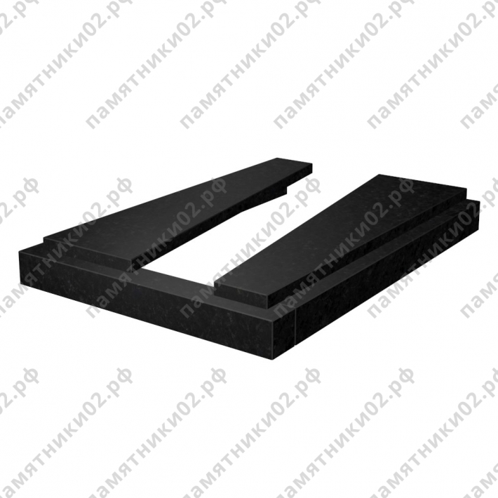 Полуцветник на могилу № 4