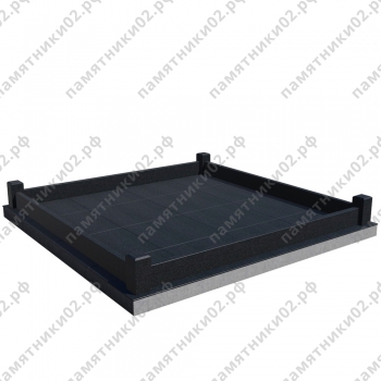 Цоколь гранитный на могилу № 3