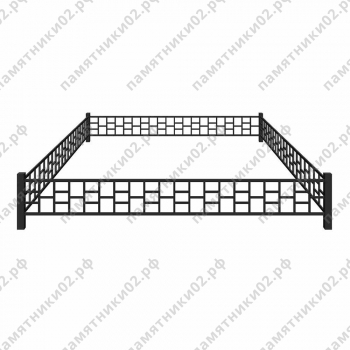 Ограда металлическая № 15