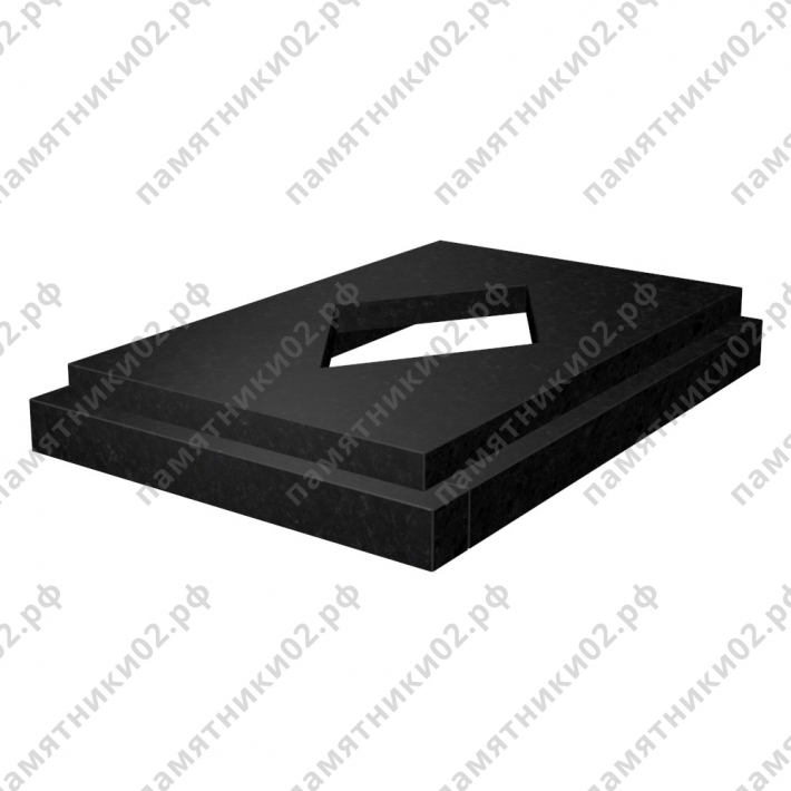 Полуцветник на могилу № 12