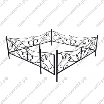 Ограда металлическая № 16