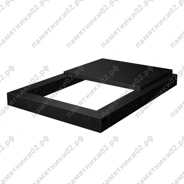 Полуцветник на могилу № 1