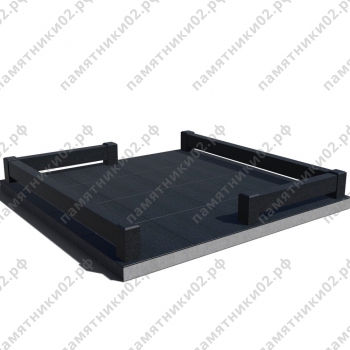 Цоколь гранитный на могилу № 18