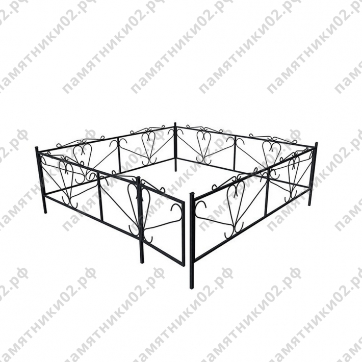 Ограда металлическая № 27