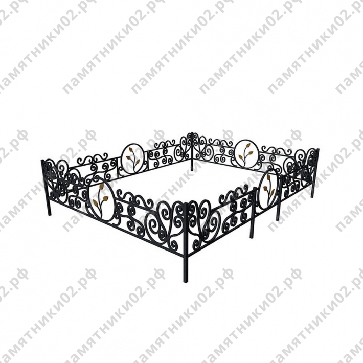 Ограда металлическая № 18