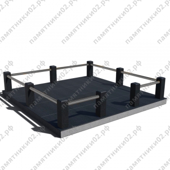 Цоколь гранитный на могилу № 24