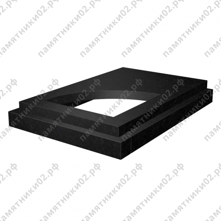 Полуцветник на могилу № 17