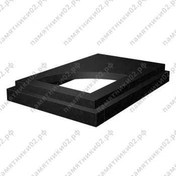 Полуцветник на могилу № 17