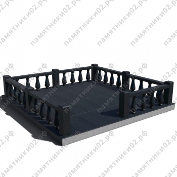 Цоколь гранитный на могилу № 1