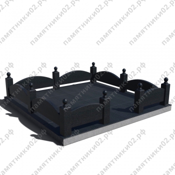 Цоколь гранитный на могилу № 11